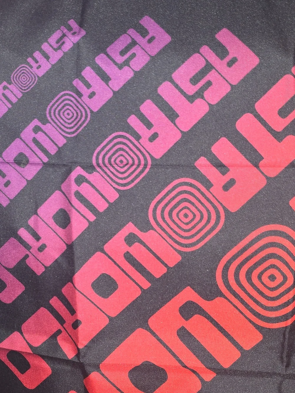 NEW Travis Scott Astroworld Festival Logo Bandana Handkerchief-Pink, Red, Purple